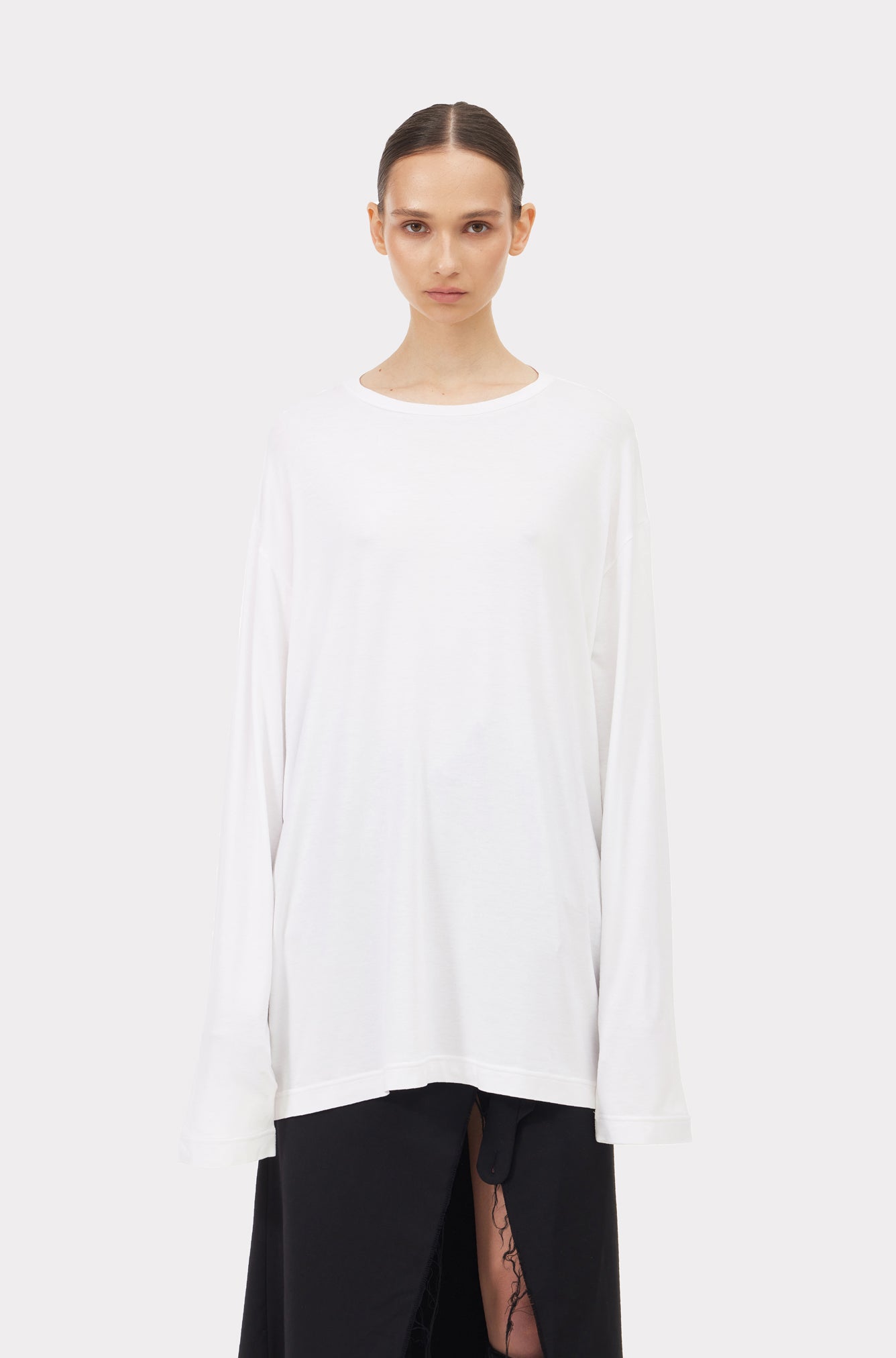 Long-sleeve TSU Women White