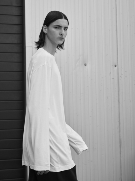 Long-sleeve TSU Men White – Kinshichō
